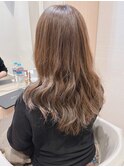 大人ガーリー似合わせイメチェン美髪ワイドバングメッシュ50代