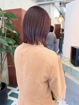 ノエ(noe)&nbsp;イメチェン/ホワイトブロンド/外ハネボブ/美髪/栄/矢場町h45