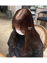ムクヘア 御幸店(MUKU hair)&nbsp;naturalなmilk tea beige！