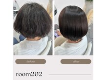 ルーム(room 202)の雰囲気（カット＋カラー＋髪質改善ストレート＋極上Tr  ¥24200～）