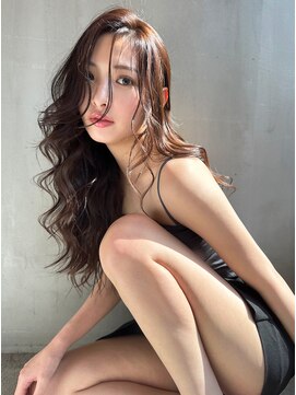 マルフェ 天王寺(marfe) 【marfe】大人ロング＿レイヤーカット＿ウェーブヘア