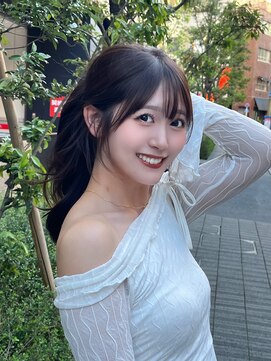 アマトウキョウ アユンチェ(AMA TOKYO×AYUNCHE) 韓国スタイル/ナチュラルくびれへア_くびれ巻き_レイヤーカット