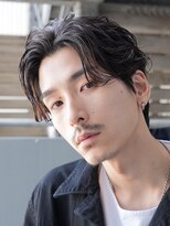 エリマ 横浜西口(elima) 横浜西口フェザーパーマフェザーショートセンターパート20代緩め