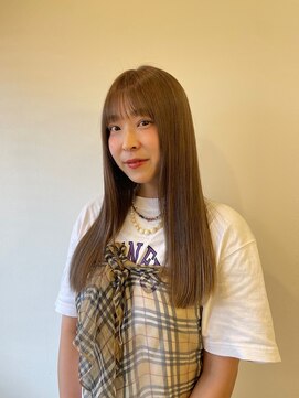 リノショアーズ ショウナン 辻堂店(RinoShores SHONAN) ベージュカラー/シースルーバング