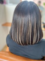 ヘアーブランドジン ティアラ(HAIR BRAND Jin Tiara)&nbsp;白髪ぼかしハイライト【松山美容室】