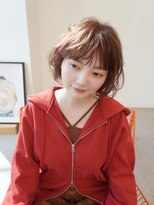 ディッセンバー 伊勢崎(December)&nbsp;切りっぱなしボブ/ミニボブ/丸くないボブ/ヘーゼルベージュ