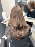 アッシュすぎない透明感抜群ベージュ♪