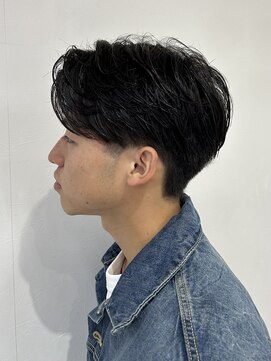 ディッセンバー 伊勢崎(December) メンズショート/センターパート/パーマ/ニュアンスパーマ