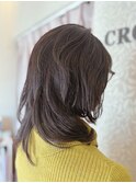 パーマを活かした大人ハイレイヤー／50代60代