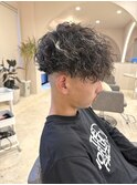 前下がりパーマツイストスパイラル刈り上げ群馬太田