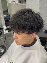 トラスト ザ バーバー 東京駅八重洲店(TRUST the Barber) 波巻きパーマ/メンズパーマ/マッシュ
