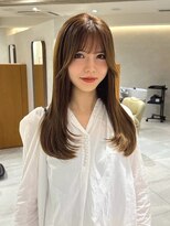 サードショップ 梅田茶屋町店(THIRD SHOP)&nbsp;ハニーベージュ×レイヤーカット