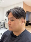 刈り上げセンターパート