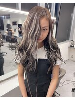 キング 京橋店(K!ng)&nbsp;レイヤーカットブリーチなしダブルカラーハッシュカット韓国