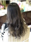 シルバーアッシュグラデーション