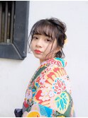 卒業式に！袴着付けヘアメイク