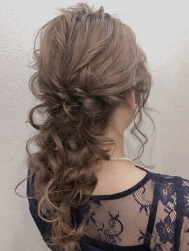 ミルクティー(Milk TEA) 編みおろしスタイル