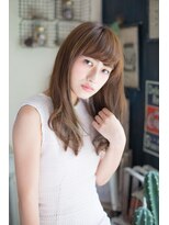 ヘアーズ ロッソ テラス(hair's ROSSO TERRACE)&nbsp;[鶴見]伸ばしかけ大人かわいいくせ毛風セミディ☆[30代40代50代]