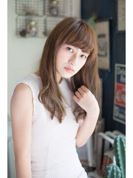 ヘアーズ ロッソ テラス(hair's ROSSO TERRACE) [鶴見]伸ばしかけ大人かわいいくせ毛風セミディ☆[30代40代50代]