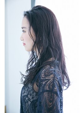 フィガロ ミーナ 東生駒店(FIGARO MINA) 【figaro】かき上げで甘辛さを☆恋するロングレイヤーパーマ♪