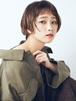 クロードモネエイチツーオーアヴェダ 東京駅ビルTOKIA(CLAUDEmonet H2O AVEDA)&nbsp;マロンベージュ/Aラインボブ/かきあげ[東京/東京駅丸の内]