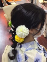 ヘアサロン ユニティ(Hair Salon Unity) 浴衣着付けと編み下ろしヘア