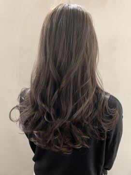 オリンテ バイ レシッド 表参道(orente by rcid) 韓国レイヤーカットレイヤーロングシアーカラーオリーブアッシュ