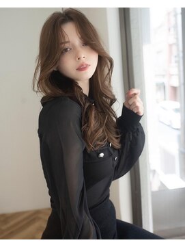 ドゥ(Du) ★小顔カットモテ髪ココアベージュ薄めバング　髪質改善