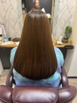 ヘアーカルチャー 小倉台店 HAIR CULTURE&nbsp;髪質改善縮毛矯正オレンジブラウンカラー美髪