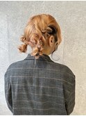 おだんごツイン/ヘアアレンジ/お呼ばれヘア