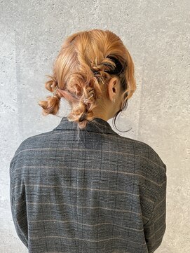 アース 三軒茶屋店(HAIR&MAKE EARTH) おだんごツイン/ヘアアレンジ/お呼ばれヘア