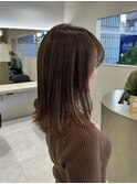 タイトな外ハネミディアム/サイドバング【高円寺 中野】