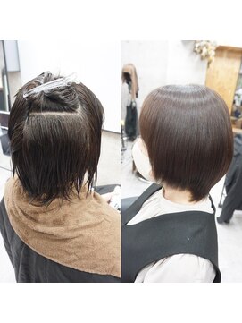 ヘアテリア リュウ 大塚(hair teria ryu) 縮毛矯正/髪質改善/艶髪ストレート/艶カラー