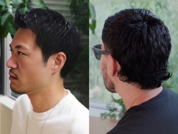イーピーアザブ(EPAZABU)の写真/大人のためのBARBBER/マッサージ5min付*1席のみプライベート空間で仕事帰りもリラックスしたサロンタイムを
