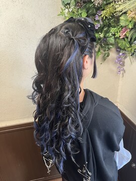 ヘアーズ ラブリージョブリー(hair's Lovely Jubbly) 【前田】リボンハーフツイン