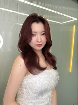 ボタン ハカタ(VOTAN hakata) 【votan hakata 中村珠梨】ワインレッド/韓国ヘア