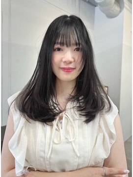 エクラート ミリア 船橋(ECLART milia) ナチュラルダークトーン×サラツヤヘア