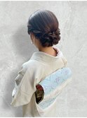 和装ヘア、シニヨン【Treno.吉祥寺】