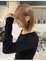 ラボヌール ヘアー エクラ(La Bonheur hair eclat) ミルクティーベージュ/ブリーチあり