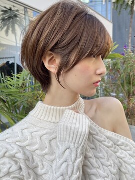 ロンドウル 熊本(Lond ulu) 大人可愛いショート/ベージュカラー/2way [熊本/上通/下通〕