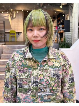 マーケット(MARKET) ローライトMIXグリーンカラー