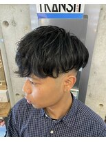 ワークス 下北沢(WORKS)&nbsp;アイロンでセット風クセ毛スパイラルパーマ【下北沢/メンズ】