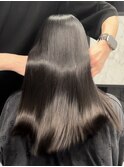 ロングヘアー 縮毛矯正 ストレート 髪質改善 赤坂見附 美容室