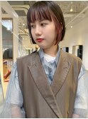 【東大阪布施】切りっぱなしボブと垢抜けフェイスフレーミング