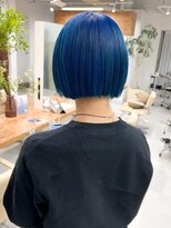 ムーン バイ ケンジ(moon by KENJE)&nbsp;[hinari]ブルーカラー/スカイブルー/ハイトーンボブ