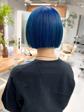 ムーン バイ ケンジ(moon by KENJE) [hinari]ブルーカラー/スカイブルー/ハイトーンボブ