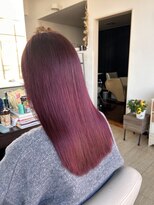 ヘアーアート ラグゼ(Hair Art LUXE)&nbsp;ブリーチ無しWカラーでつくる濃厚チェリーピンク