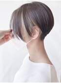 【morio 原宿】ハンサムショート　インナーカラー