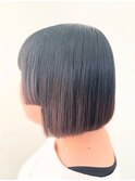 個性派ボブ