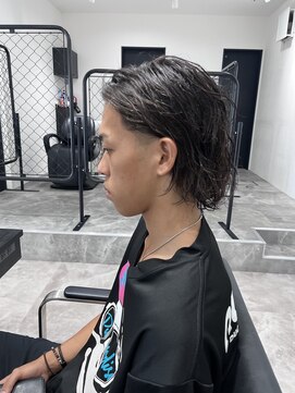 ジェントル(GENTLE) ミディアム　スパイラルパーマ　サーフカール